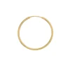 32 mm 1/2 par øreringe i 14 karat guld