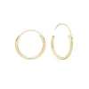 12 mm Aagaard creoler i 8 karat guld