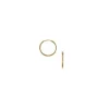 16 mm aagaard creoler i 8 karat guld