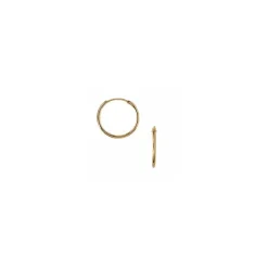 16 mm aagaard creoler i 8 karat guld