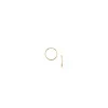25 mm Aagaard creoler i 8 karat guld