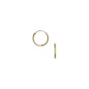 14 mm Aagaard creoler i 8 karat guld
