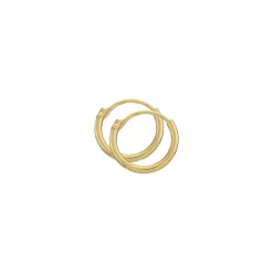 11 mm BNH creoler i 8 karat guld
