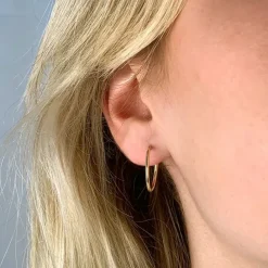 17,5 mm BNH creoler i 8 karat guld