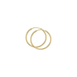 25 mm BNH creoler i 8 karat guld