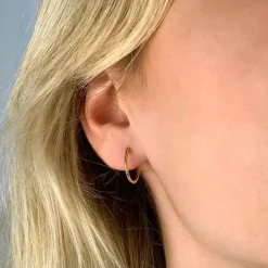 15 mm BNH creoler i 8 karat guld