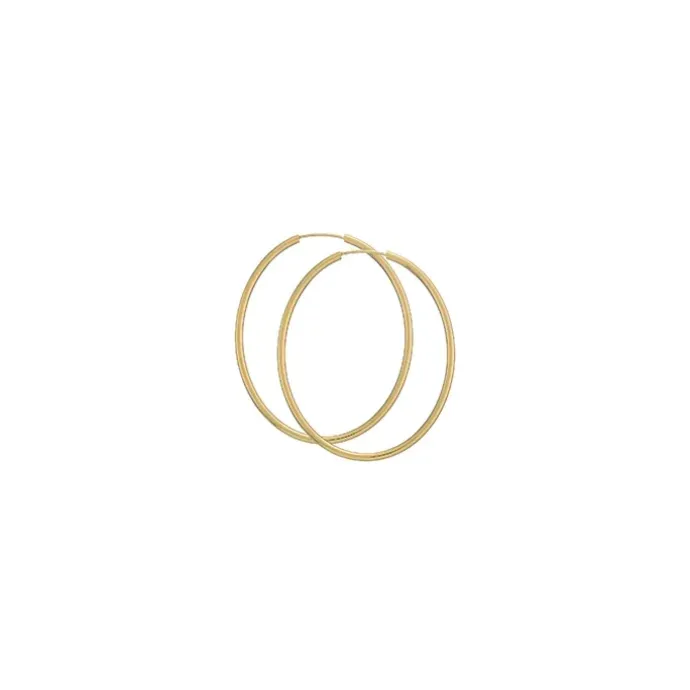 50 mm BNH creoler i 8 karat guld