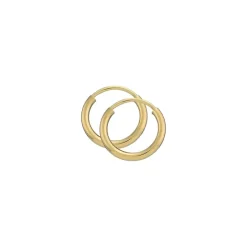 13 mm BNH creoler i 8 karat guld