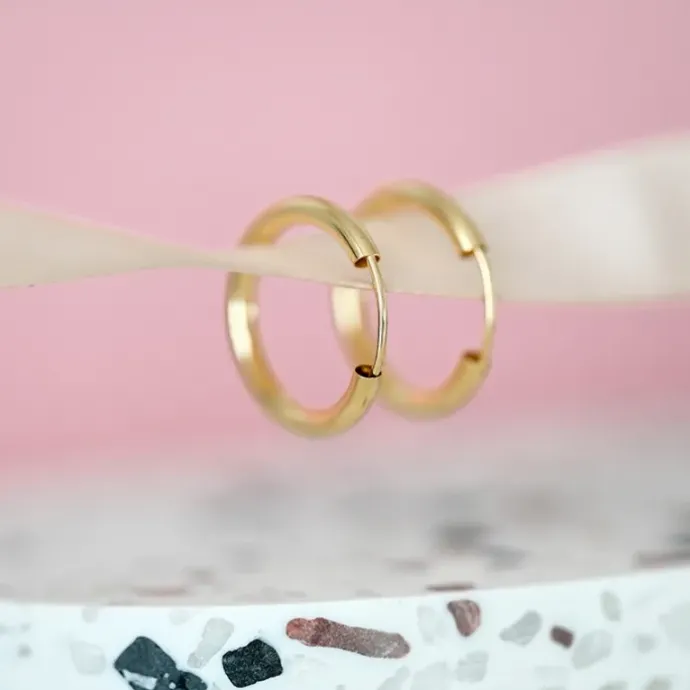 20 mm BNH creoler i 14 karat guld