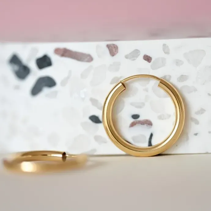 20 mm BNH creoler i 14 karat guld