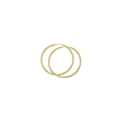 40 mm BNH creoler i 8 karat guld