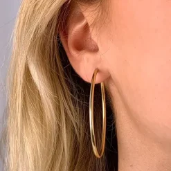 50 mm BNH creoler i 14 karat guld
