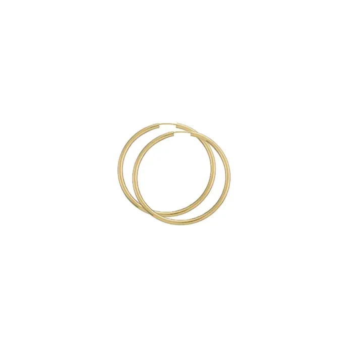 50 mm BNH creoler i 14 karat guld