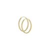 28 mm BNH creoler i 8 karat guld