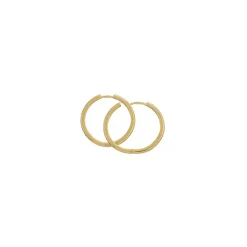 25 mm BNH creoler i 8 karat guld