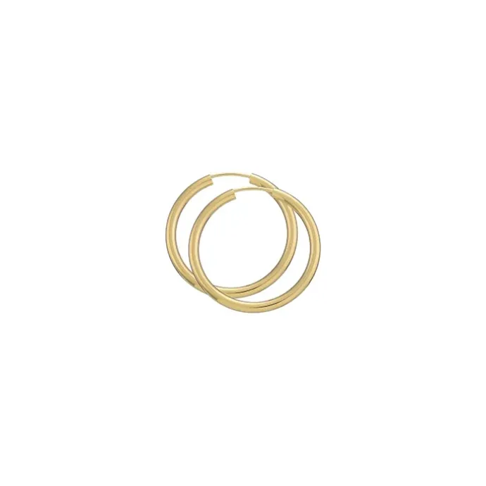 30 mm BNH creoler i 14 karat guld