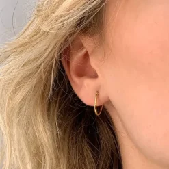 17,5 mm BNH creoler i forgyldt sølv