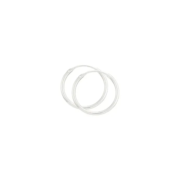 20 mm BNH creoler i sølv