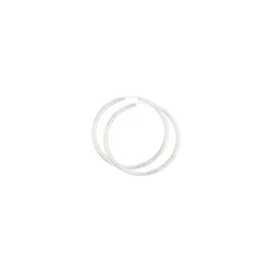 50 mm BNH creoler i sølv