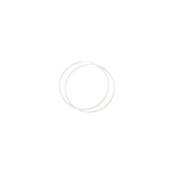 60 mm BNH creoler i sølv