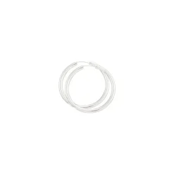 40 mm BNH creoler i sølv