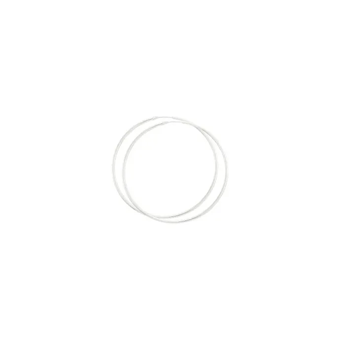 57 mm BNH creoler i sølv
