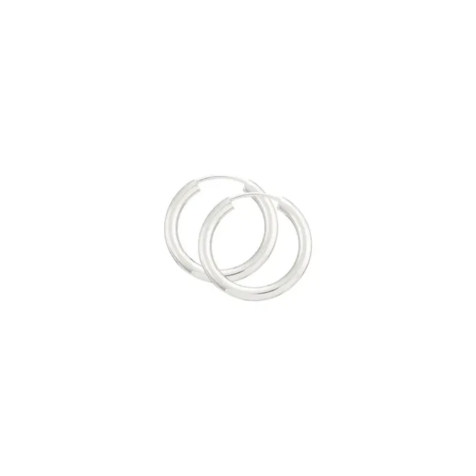 20 mm BNH creoler i sølv