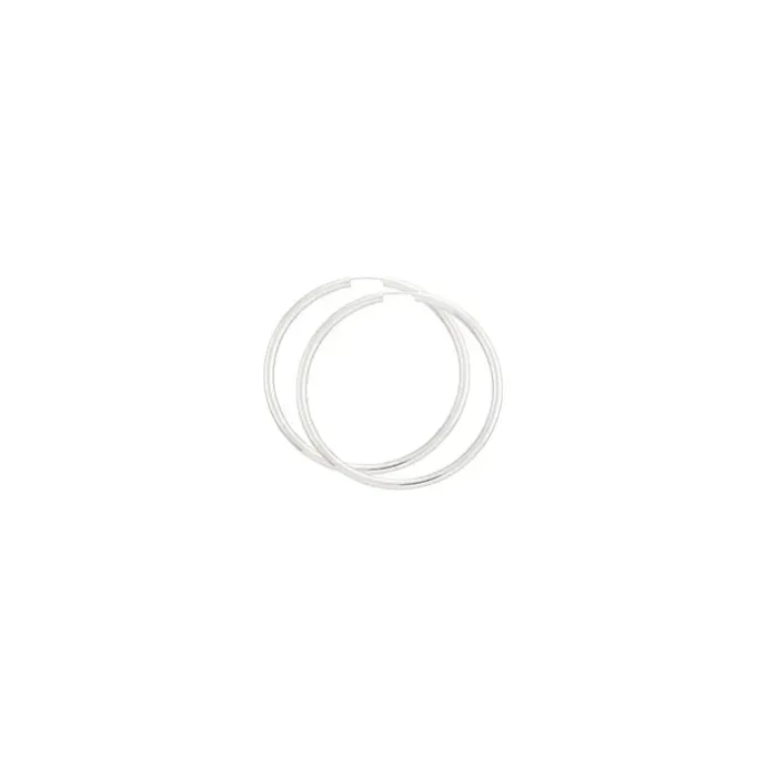 60 mm BNH creoler i sølv