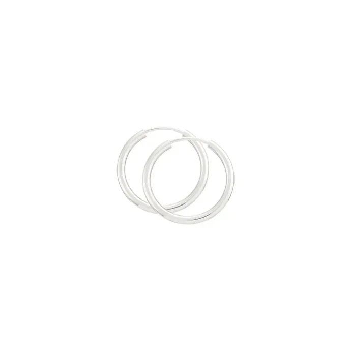 20 mm BNH creoler i sølv