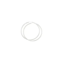 60 mm BNH creoler i sølv
