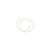 32 mm BNH creoler i sølv