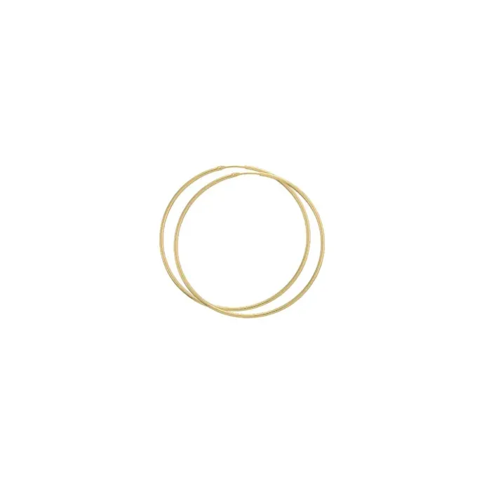 57 mm BNH Creoler øreringe i 8 karat guld