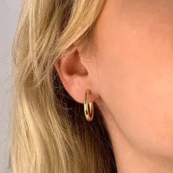 20 mm BNH Creoler øreringe i 8 karat guld