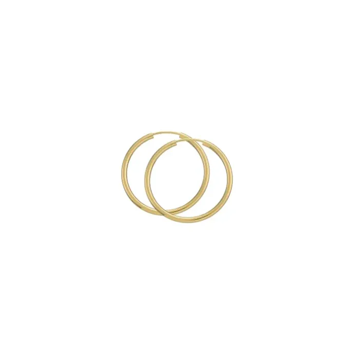 30 mm BNH Creoler øreringe i 14 karat guld
