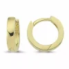 11 mm creoler i 8 karat guld