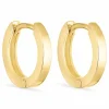 12 mm creoler i 14 karat guld