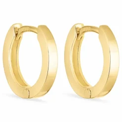 12 mm creoler i 14 karat guld