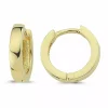 14 mm creoler i 8 karat guld
