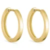 16 mm creoler i 8 karat guld