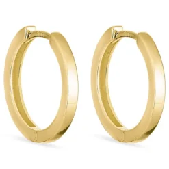 16 mm creoler i 8 karat guld
