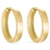 16 mm creoler i 8 karat guld