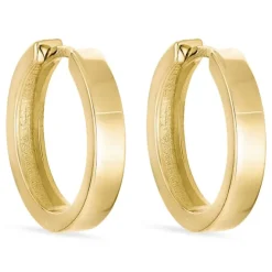 16 mm creoler i 8 karat guld