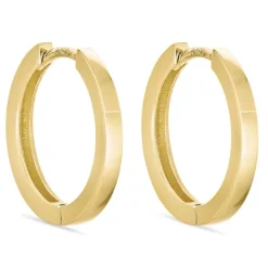 16 mm creoler i 14 karat guld