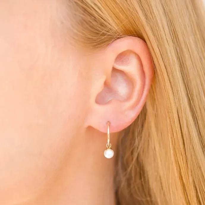 12 mm creoler i 9 karat guld