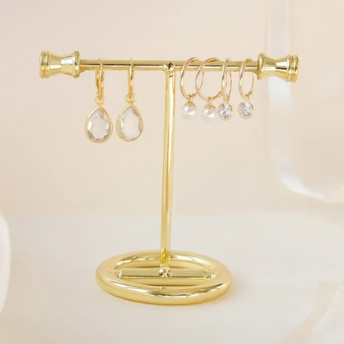 12 mm creoler i 9 karat guld