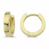 14 mm creoler i 8 karat guld