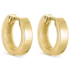 12 mm creoler i 8 karat guld
