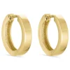 14 mm creoler i 14 karat guld