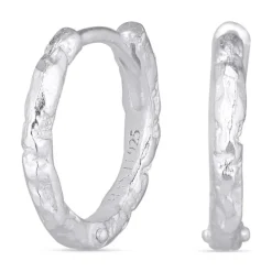 13,5 mm creoler i sølv