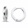13 mm creoler i sølv